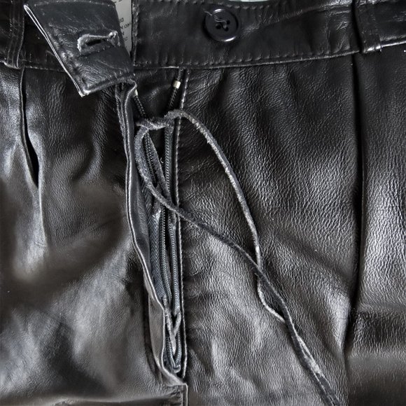 Leather Moto/Biker Jacket & Pants Smaller Size - Picture 9 of 9